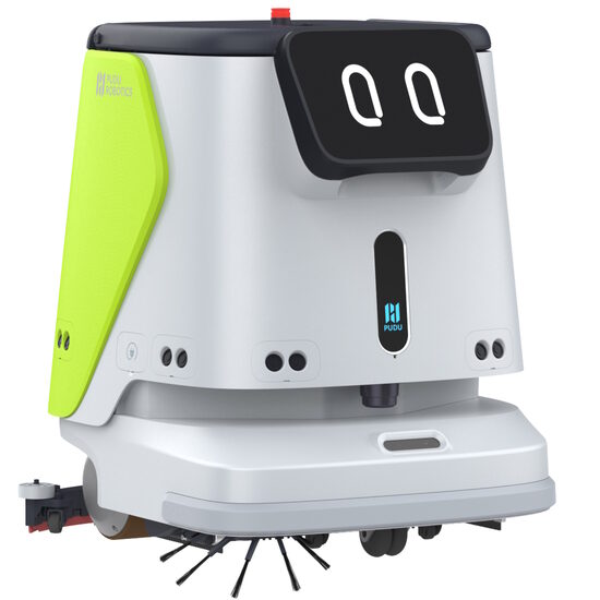 PUDU CC1 valymo robotas.